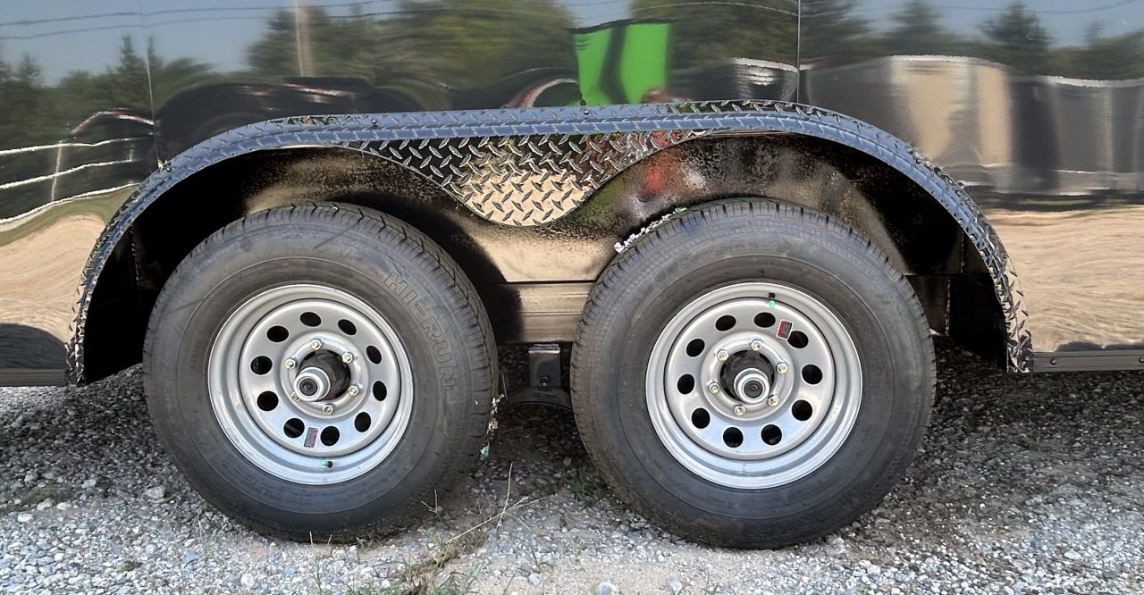 New 2026 Family Trailer 8.5x16 Tandem Axle Cargo / Enclosed Trailer-Screwless Exterior-Blackout Pkg-Rear Spoiler
