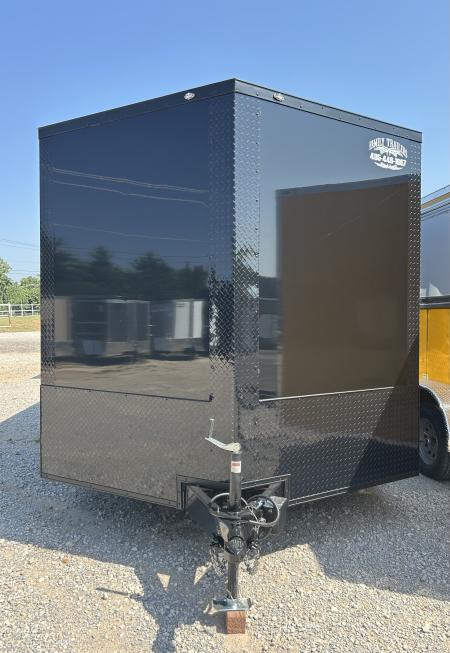 New 2026 Family Trailer 8.5x16 Tandem Axle Cargo / Enclosed Trailer-Screwless Exterior-Blackout Pkg-Rear Spoiler