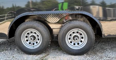 New 2026 Family Trailer 8.5x16 Tandem Axle Cargo / Enclosed Trailer-Screwless Exterior-Blackout Pkg-Rear Spoiler