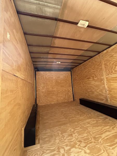 New 2026 Family Trailer 8.5x16 Tandem Axle Cargo / Enclosed Trailer-Screwless Exterior-Blackout Pkg-Rear Spoiler