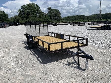New 2026 Triple R 6X14 UTILITY 4FT RAMP GATE Utility Trailer