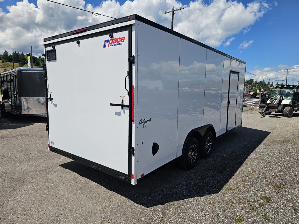 New 2026 Pace Outback DLX 8.5x20 10k Cargo Trailer