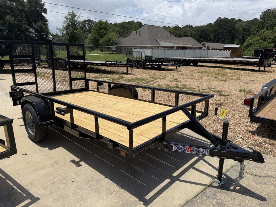 New 2026 Double A 6x12 Pipetop Utility Trailer