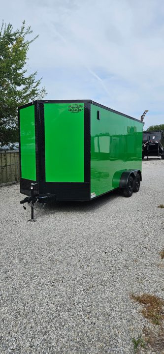 New 2026 Family Trailer 7x16 Tandem Axle Cargo / Enclosed Trailer