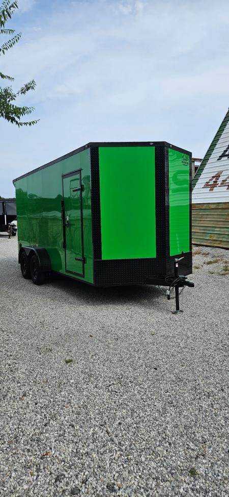 New 2026 Family Trailer 7x16 Tandem Axle Cargo / Enclosed Trailer
