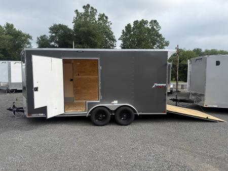 New 2027 Homesteader 7x16IT V-Nose - - 7' Interior - REAR SPOILER - OHV PKG. - ESCAPE DOOR