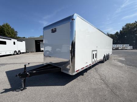 New 2026 Vintage Trailers 8.5x34 Race Trailer with Bathroom Package