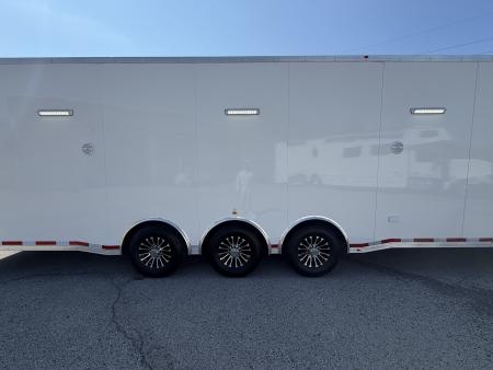 New 2026 Vintage Trailers 8.5x34 Race Trailer with Bathroom Package