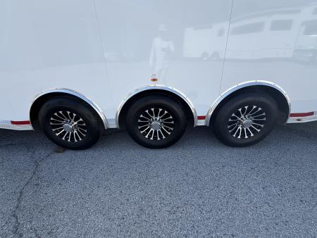 New 2026 Vintage Trailers 8.5x34 Race Trailer with Bathroom Package