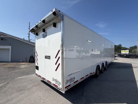 New 2026 Vintage Trailers 8.5x34 Race Trailer with Bathroom Package