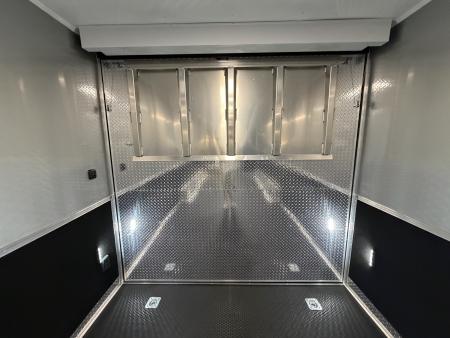 New 2026 Vintage Trailers 8.5x34 Race Trailer with Bathroom Package