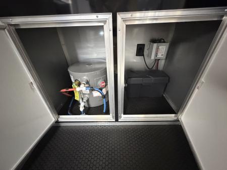 New 2026 Vintage Trailers 8.5x34 Race Trailer with Bathroom Package