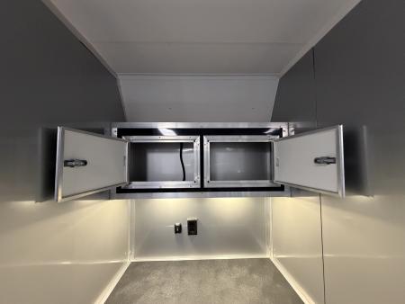 New 2026 Vintage Trailers 8.5x34 Race Trailer with Bathroom Package