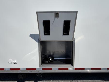 New 2026 Vintage Trailers 8.5x34 Race Trailer with Bathroom Package