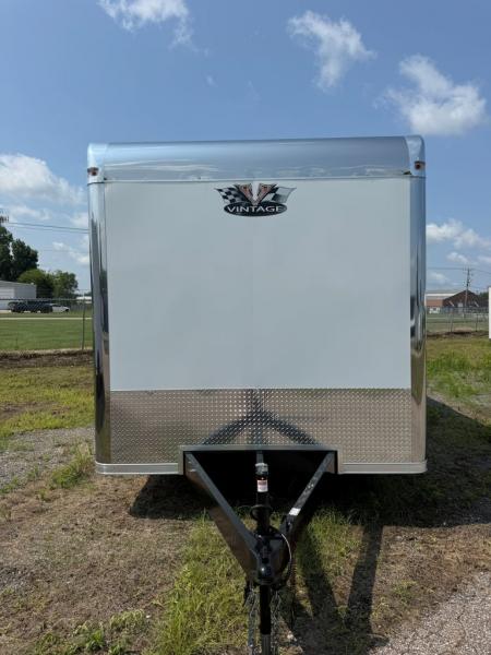 New 2026 Vintage Trailers 8.5x34 Race Trailer with Bathroom Package