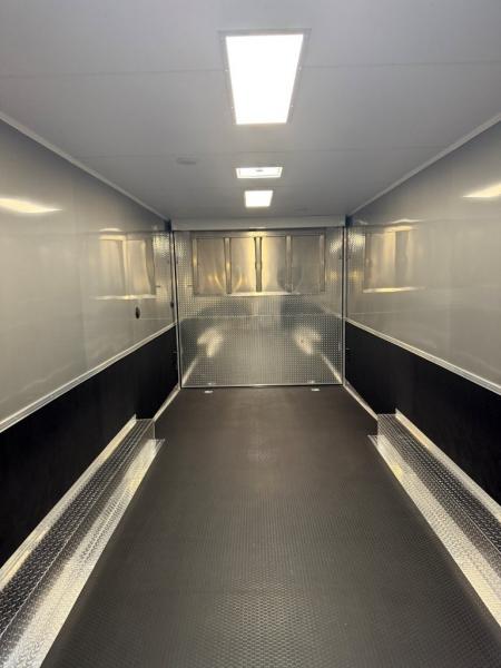 New 2026 Vintage Trailers 8.5x34 Race Trailer with Bathroom Package