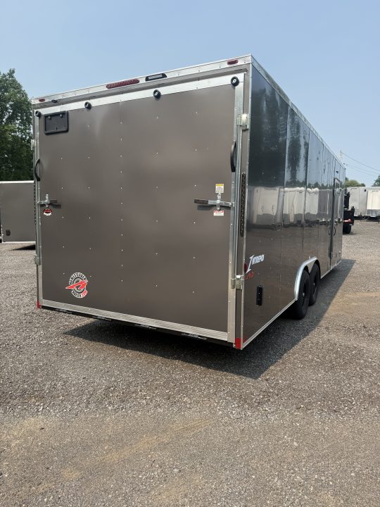 New 2027 Homesteader 8x24' V-Nose Trailer - GRAY