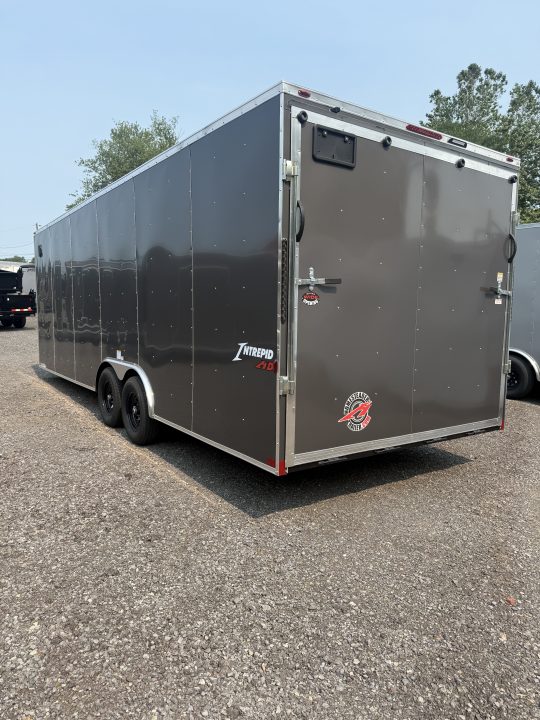 New 2027 Homesteader 8x24' V-Nose Trailer - GRAY