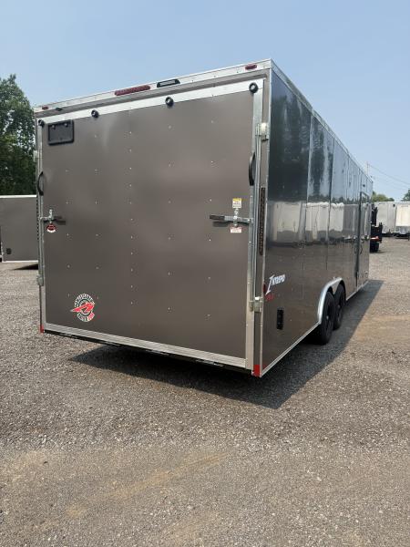 New 2027 Homesteader 8x24' V-Nose Trailer - GRAY