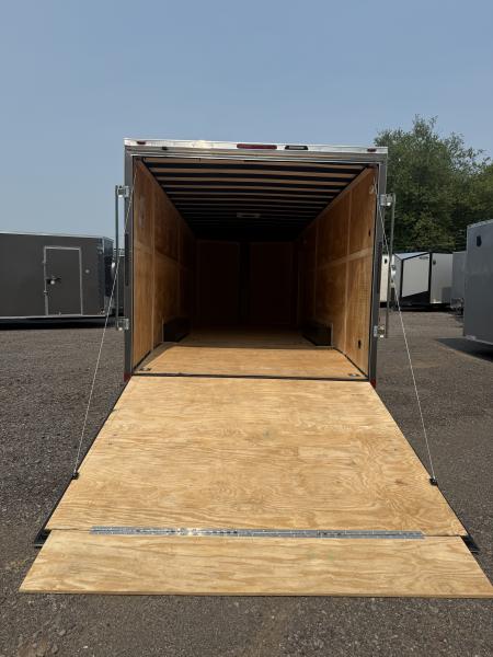 New 2027 Homesteader 8x24' V-Nose Trailer - GRAY