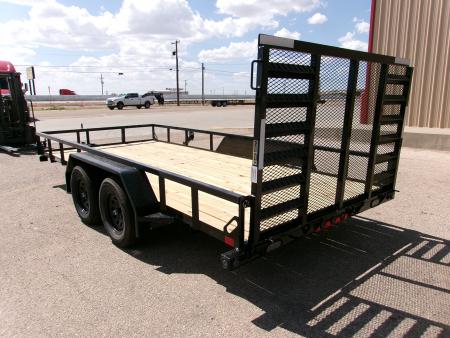 New 2026 Load Trail 83x16 Tandem Utility w/ 4' HD Ramp Gate 7k