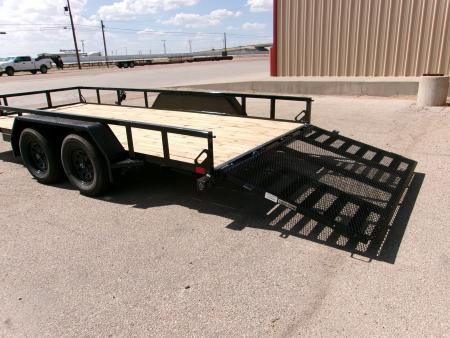 New 2026 Load Trail 83x16 Tandem Utility w/ 4' HD Ramp Gate 7k