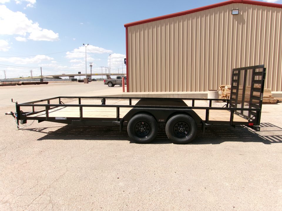 New 2026 Load Trail 83x18 Tandem Utility w/ 4' HD Ramp Gate 7k
