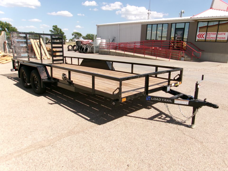 New 2026 Load Trail 83x18 Tandem Utility w/ 4' HD Ramp Gate 7k