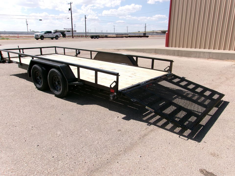 New 2026 Load Trail 83x18 Tandem Utility w/ 4' HD Ramp Gate 7k