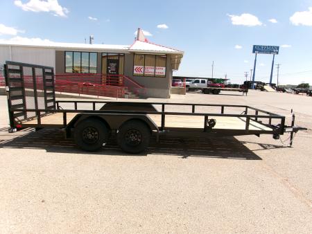 New 2026 Load Trail 83x18 Tandem Utility w/ 4' HD Ramp Gate 7k