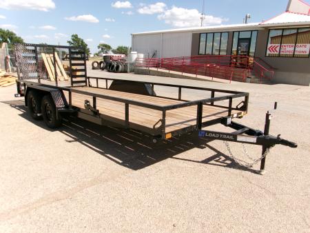 New 2026 Load Trail 83x18 Tandem Utility w/ 4' HD Ramp Gate 7k