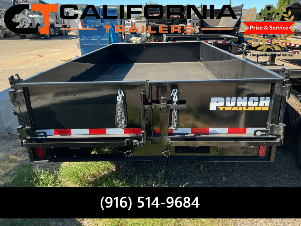 New 2026 Punch 83 x 14 Scissor Dump, 14K Dump Trailer