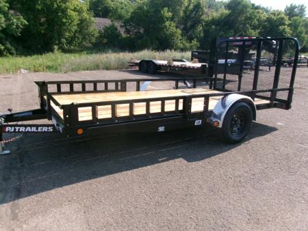New 2027 PJ Trailers U821431DSBK-ATVR-SP02 Utility Trailer