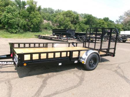 New 2027 PJ Trailers U821431DSBK-ATVR-SP02 Utility Trailer
