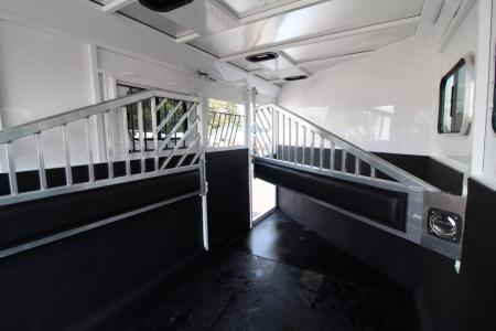 New 2027 Trails West Classic II Extra Tall 2 Horse Trailer w/ Escape Door