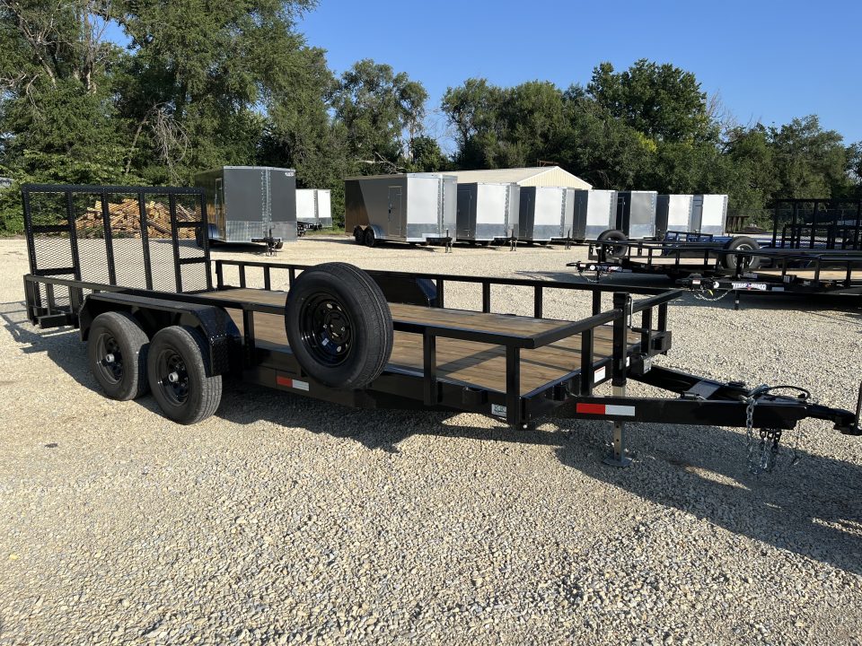 New 2026 Stag Trailers 82x18 Dovetail 10K Utility Trailer