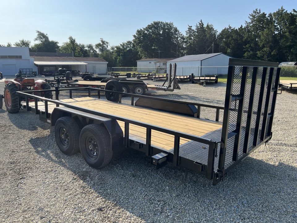 New 2026 Stag Trailers 82x18 Dovetail 10K Utility Trailer
