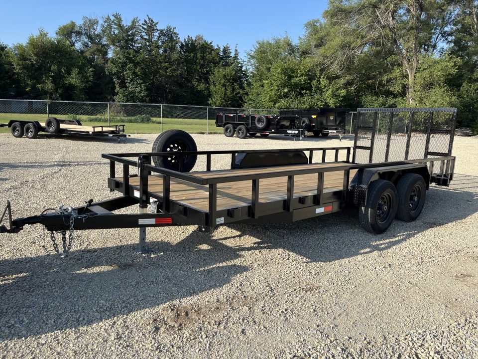 New 2026 Stag Trailers 82x18 Dovetail 10K Utility Trailer