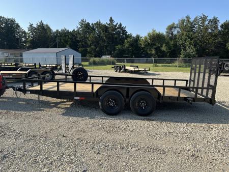 New 2026 Stag Trailers 82x18 Dovetail 10K Utility Trailer