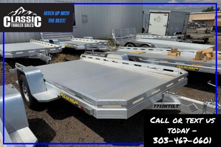 New 2027 Aluma 7712H-Tilt-S Utility Trailer