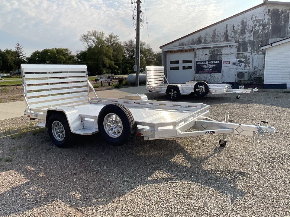 New 2027 Aluma 7712H-STG Utility Trailer