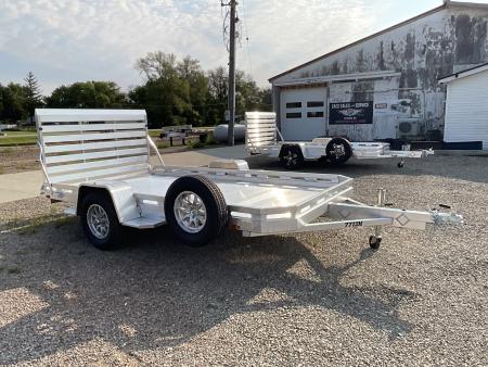 New 2027 Aluma 7712H-STG Utility Trailer