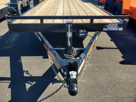 New 2026 Down 2 Earth Trailers 7X20 TA 10000 LB GVWR Equipment Trailer WITH STAND UP RAMPS