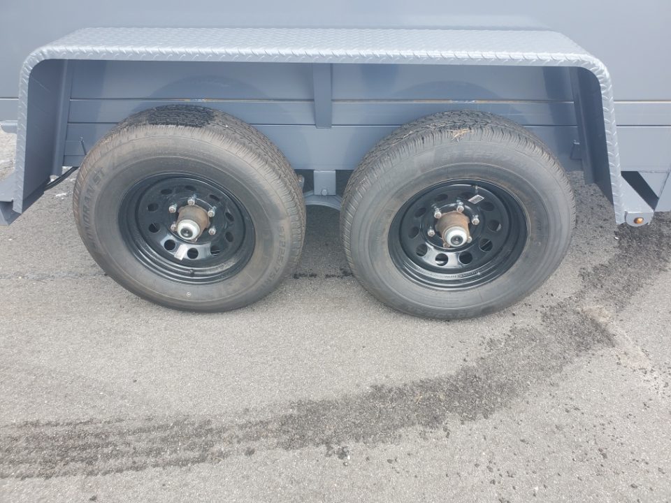 New 2026 DOWN 2 EARTH 24" SIDES 6x12 TA 10000 lb gvwr Dump Trailer with tarp