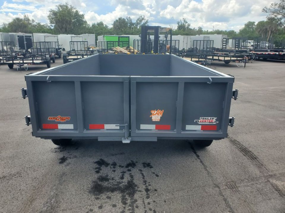 New 2026 DOWN 2 EARTH 24" SIDES 6x12 TA 10000 lb gvwr Dump Trailer with tarp