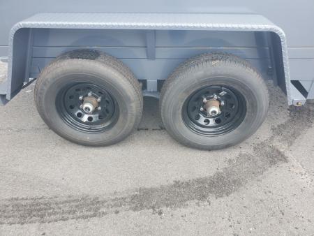 New 2026 DOWN 2 EARTH 24" SIDES 6x12 TA 10000 lb gvwr Dump Trailer with tarp