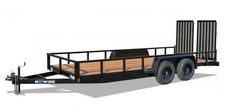 New 2026 BWISE Ehle 84x18 10k Equipment Trailer