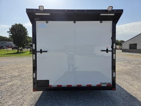 New 2026 Rock Solid 8.5X24 TANDEM 14K CARGO W/7FT HEIGHT ELECTRIC JACK & RACE PACKAGE