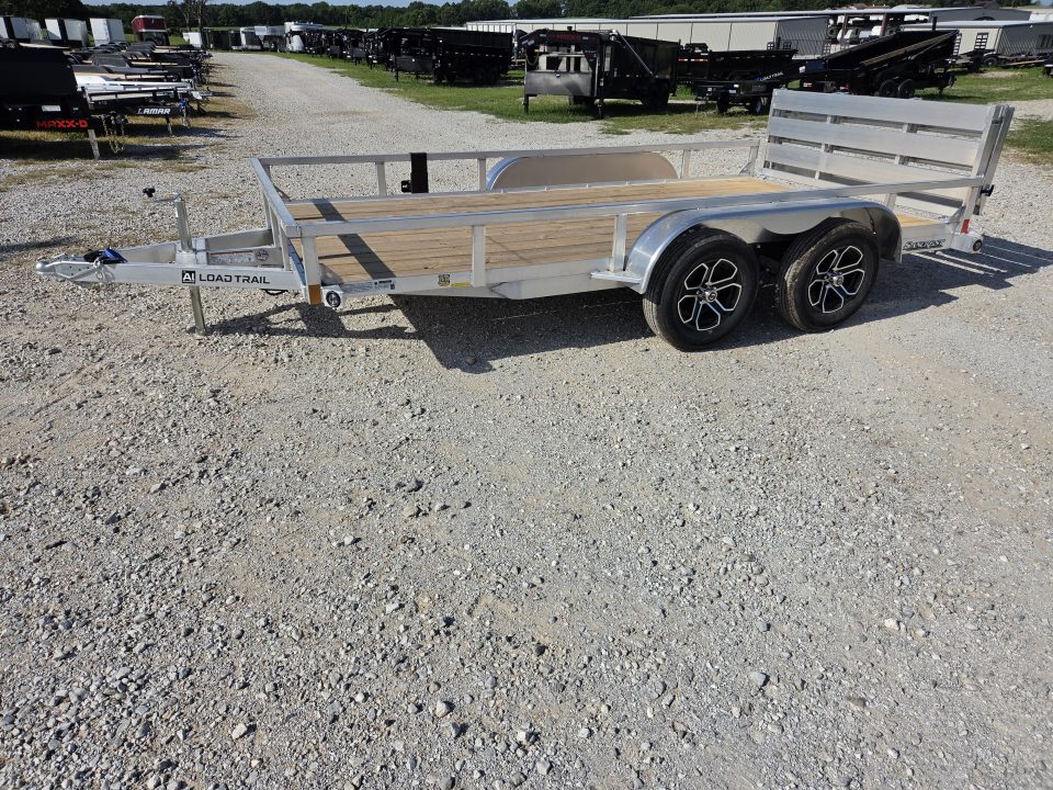 New 2027 Load Trail 83X14 TANDEM 7K ALUMINUM UTILITY W/BI-FOLD GATE & WOOD FLOOR