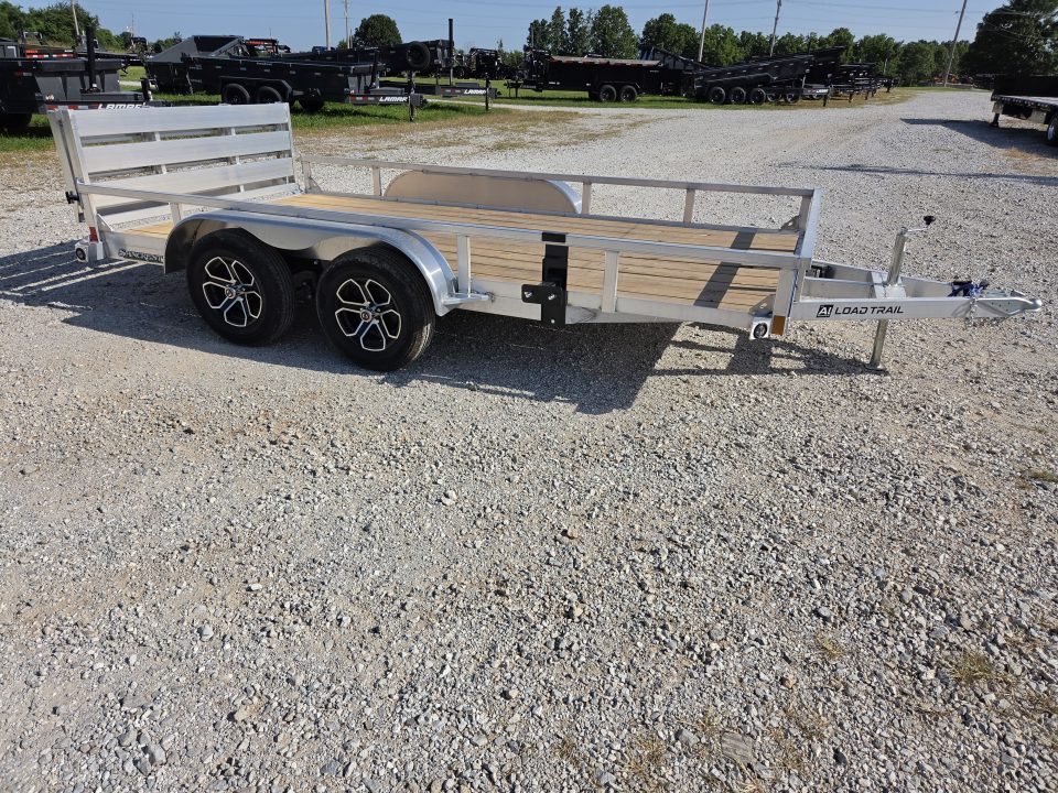 New 2027 Load Trail 83X14 TANDEM 7K ALUMINUM UTILITY W/BI-FOLD GATE & WOOD FLOOR
